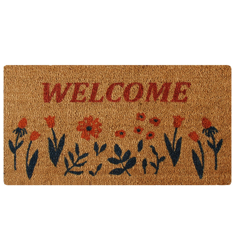 Mamigon Non-Slip Floral Outdoor Doormat