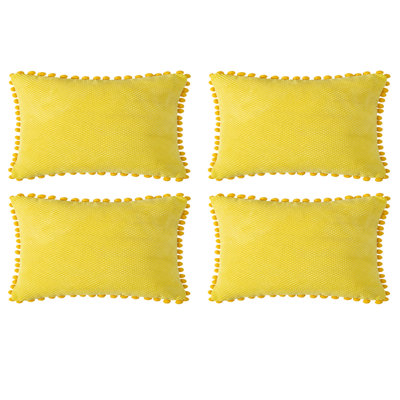  Coussin Pom-Poms