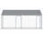 6.6'' H Galvanised Steel Yard Kennel With Door