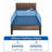 Upholstered Bed Frame with Headboard Platform Bed Frame-880046121-880046111