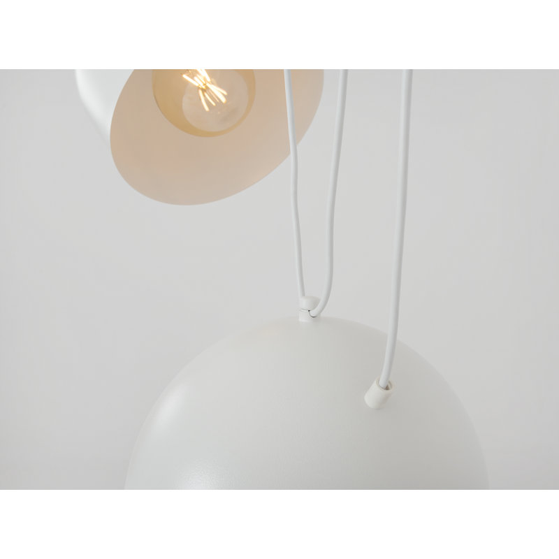Allan 2 - Light Unique/Statement Pendant, White