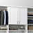 Tranquil White 31.5" Floor-Mounted Closet Section with Shaker Doors, 1 Clothing Rod, 1 Shelf & 2 Reveal Drawers-137887929-137887924