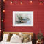 Coastal Christmas Shell & Fir Framed Print Under Glass, design by Petal Prints Design-276328360-276328355