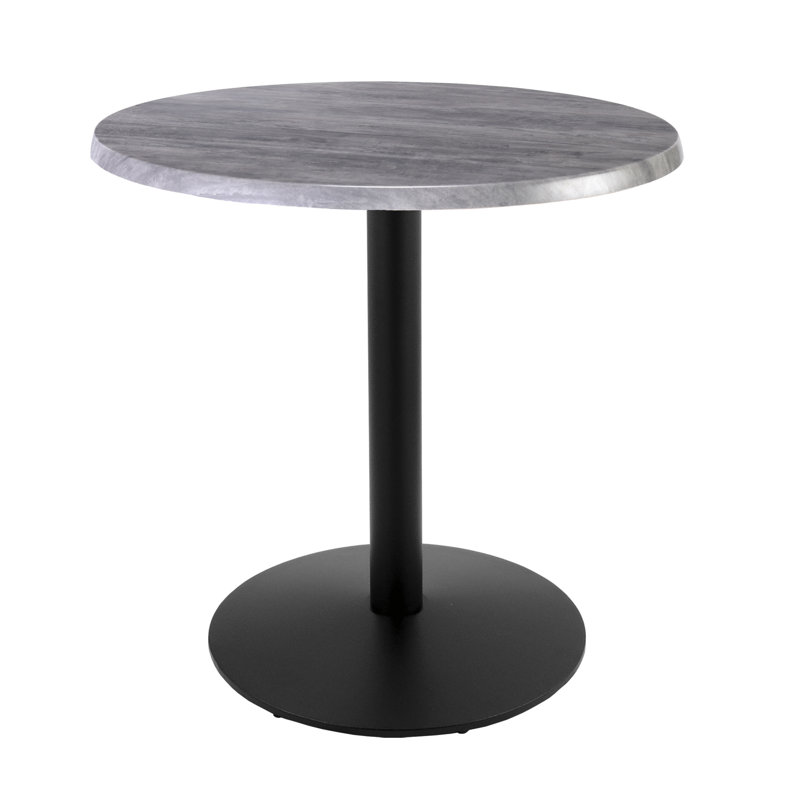 36 po de hauteur, table intérieure / extérieure, Pierre grise, L 30 po x l 30 po