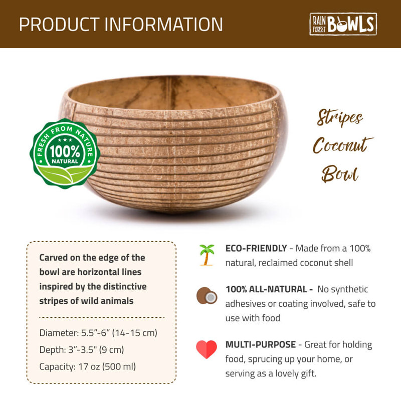 17 oz. Coconut Dessert Bowl