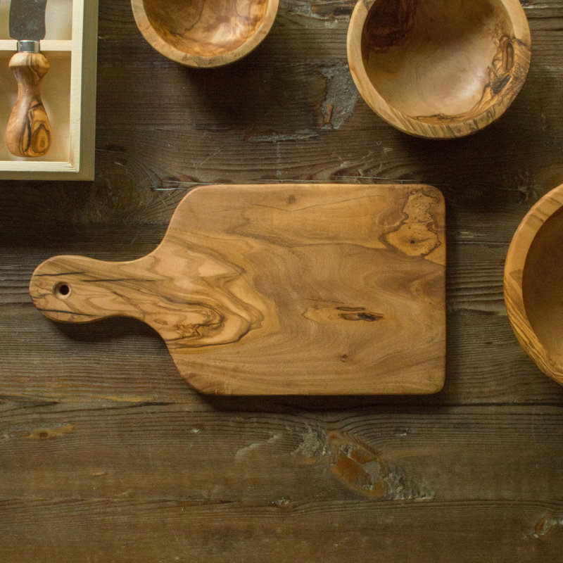 Planche à découper en bois d'olivier
