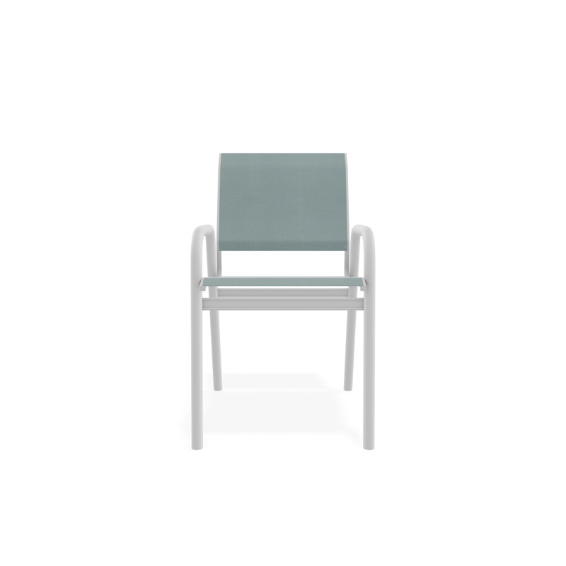 Chaise bistro Gardenella, Blanc, Minerai Augustine