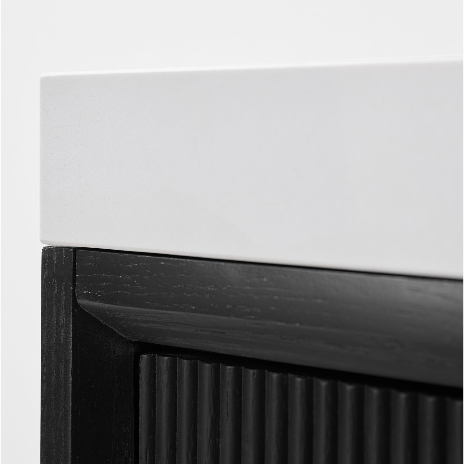 Momo Oak Single Bathroom Vanity, Black Oak, 30"