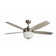 Tulip 52 inch Brushed Nickel Ceiling Fan with LED Light Kit and Remote Control