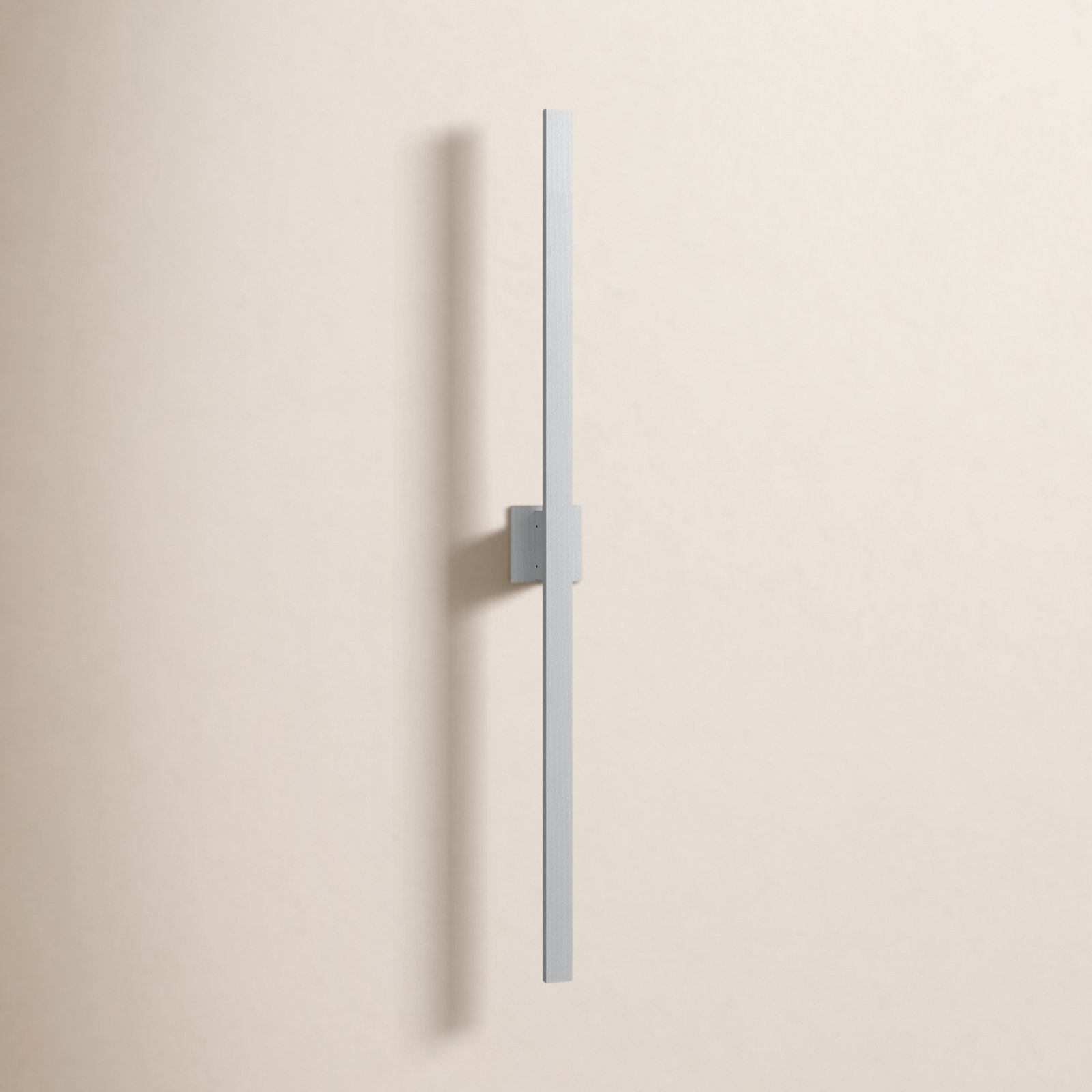 Replay Cylinder Outdoor LED Wall Light, Satin Aluminum