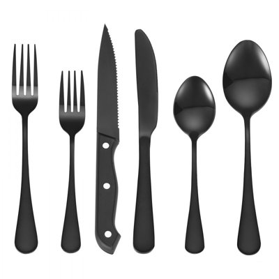 Ensemble de 48 ustensiles de cuisine en acier inoxydable pour 48 couverts