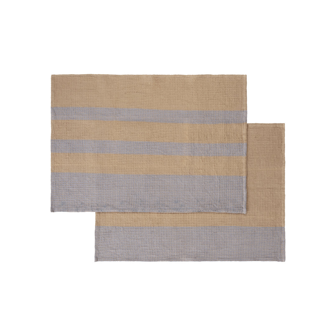 GANO Organic Cotton 2 Piece Tea Towel Set Blomus