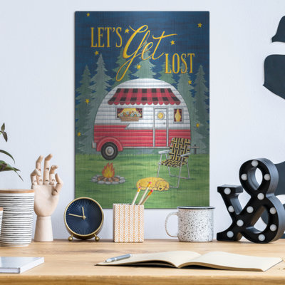 Winston Porter «Let's Get Lost» par Deb Strain, art mural en métal