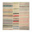 Wool Striped Area Rug in Pink
