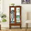 Armoire lumineuse avec tablettes réglables Curio Cabinet-1476983372