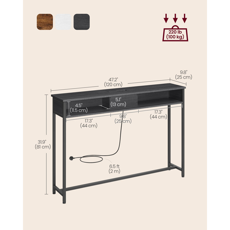 Akhavi 120cm Console Table