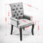 Upholstered Chenille Fabric Accent Dining Chair-1119149659