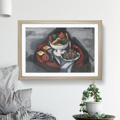 Fruit Still Life by Marsden Hartley - Framed Print
