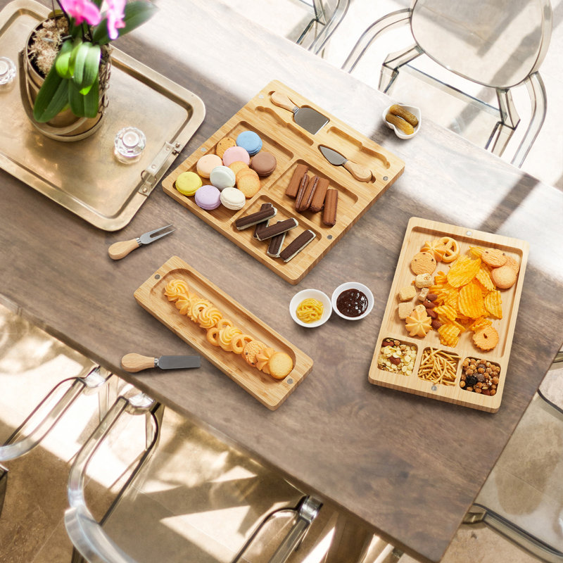Ensemble de 3 planches 3 en 1 en bambou