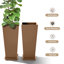 Ensemble de 2 grandes jardinières d'extérieur, pot de fleurs carré-1729395363-1729395366