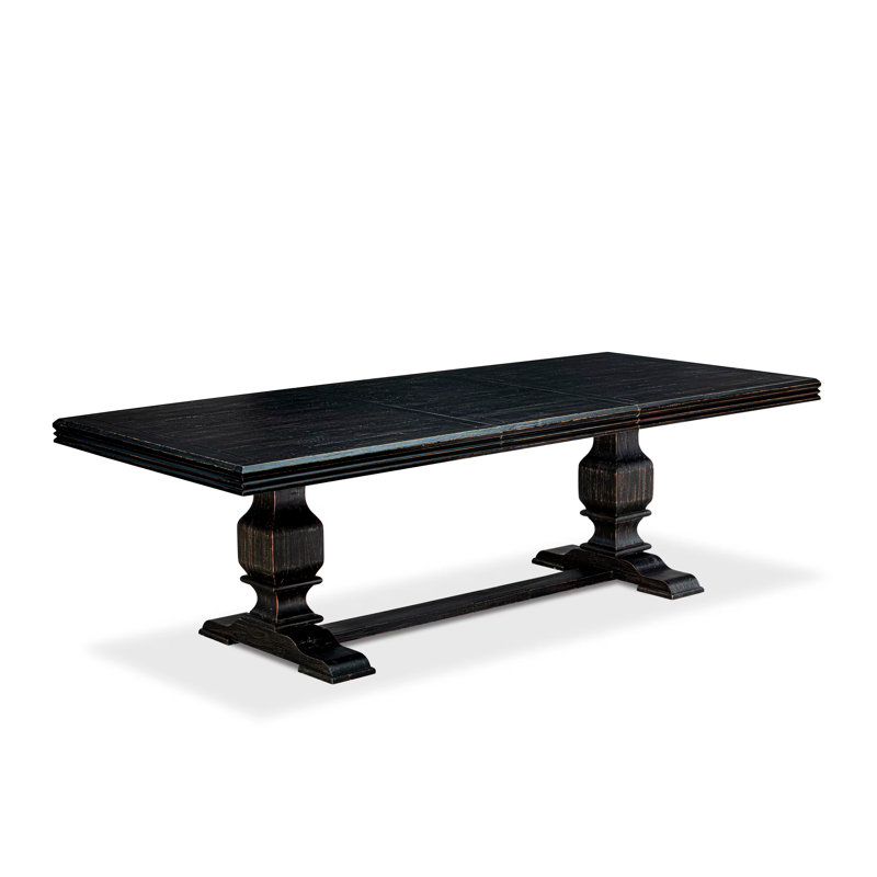 Cet ensemble de cuisine de 5 pièces comprend une table en bois et 4 chaises de cuisine en tissu de lin crème et des pieds noirs avec dossier capitonné - finition noir sablé.