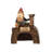 Garden Gnome Toad House Statue
