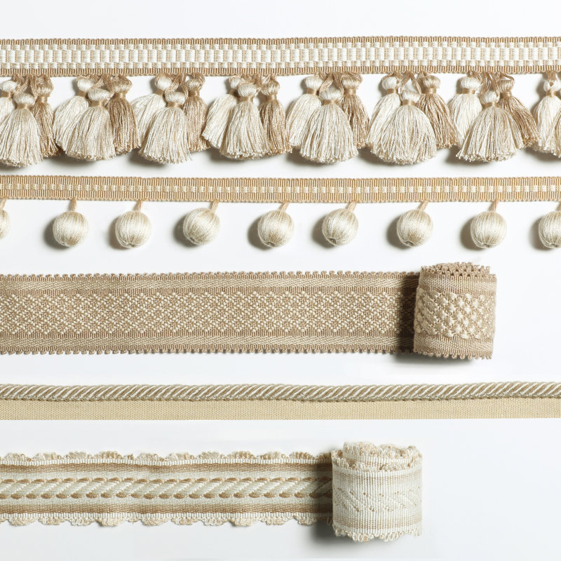 Passementerie Volume I Claude Fabric, Beige