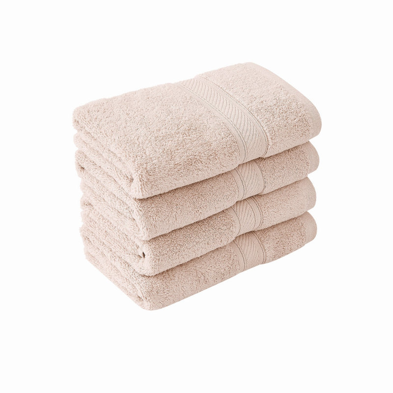  Regal Plush Towel Sets, Bath Towel - 4 Pack, Blush