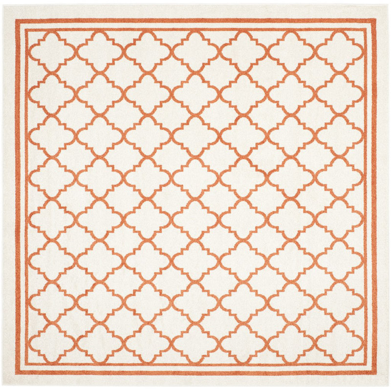 Dayana Geometric Hand Woven Area Rug, Square 213 cm