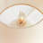 Christoval Matte White Ceramic Mini Table Lamp with Linen Shade