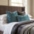 Deep Sea Dive Geometric Reversible Throw Pillow-15825394