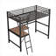 Lit en bois et panneau de fibres à densité moyenne avec bureau et tablette Loft-106847894-106847896