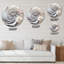 Horloge murale en métal-93396425