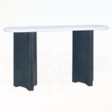 Entryway Table with Oval Top