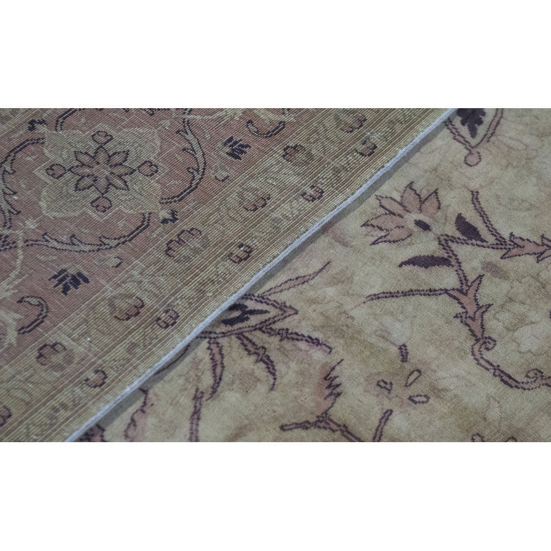 Hand-Knotted High-Quality Gold Area Rug