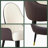 Vera 5/7 Pieces Modern Dining Room Sets, Pre-Assembly Round Dining Table Sets, Sintered Stone Tabletop Kitchen Dining Table Set With PU Upholstered Chairs-111696384-111696385