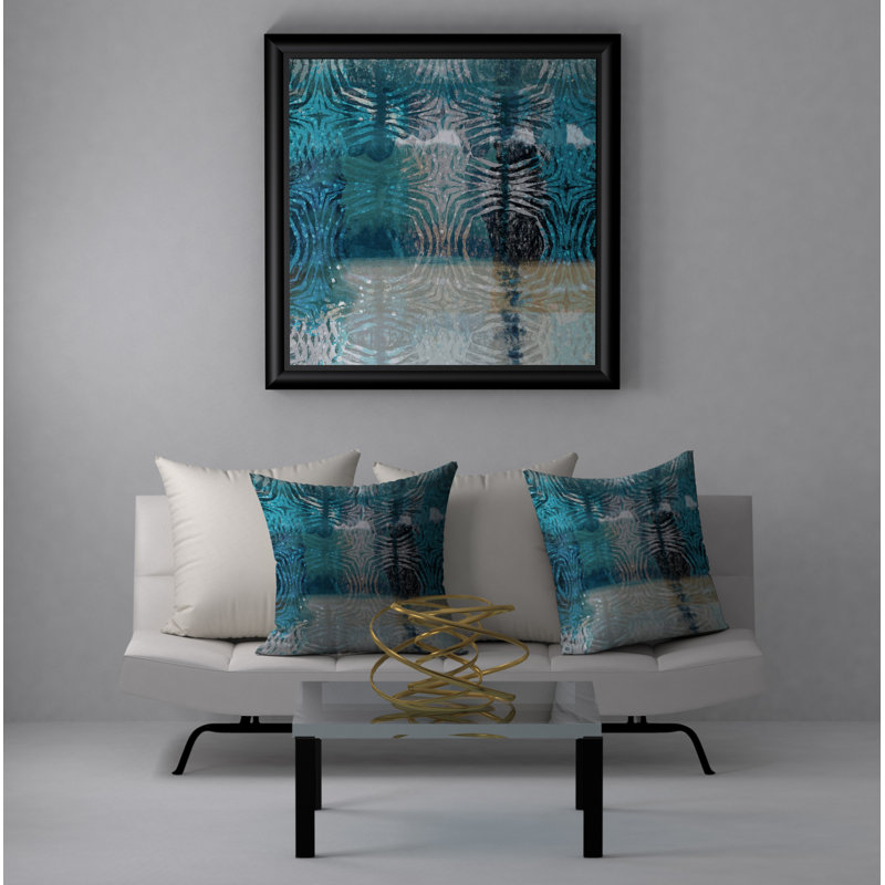 Housse d’oreiller carrée flair Bounce, 24 po x 24 po