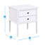 Table de chevet 2 tiroirs