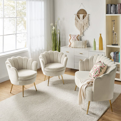 3 - Piece Velvet Living Room Set