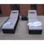 Tyndale 195cm Long Reclining Single Sun Lounger with Cushions and Table-353590906-353590907
