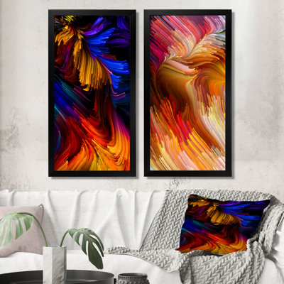 «Life of Liquid Color VI», ensemble de 2 impressions sur toile