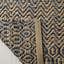 Tapis géométrique tissé à la main Abhay-777579038