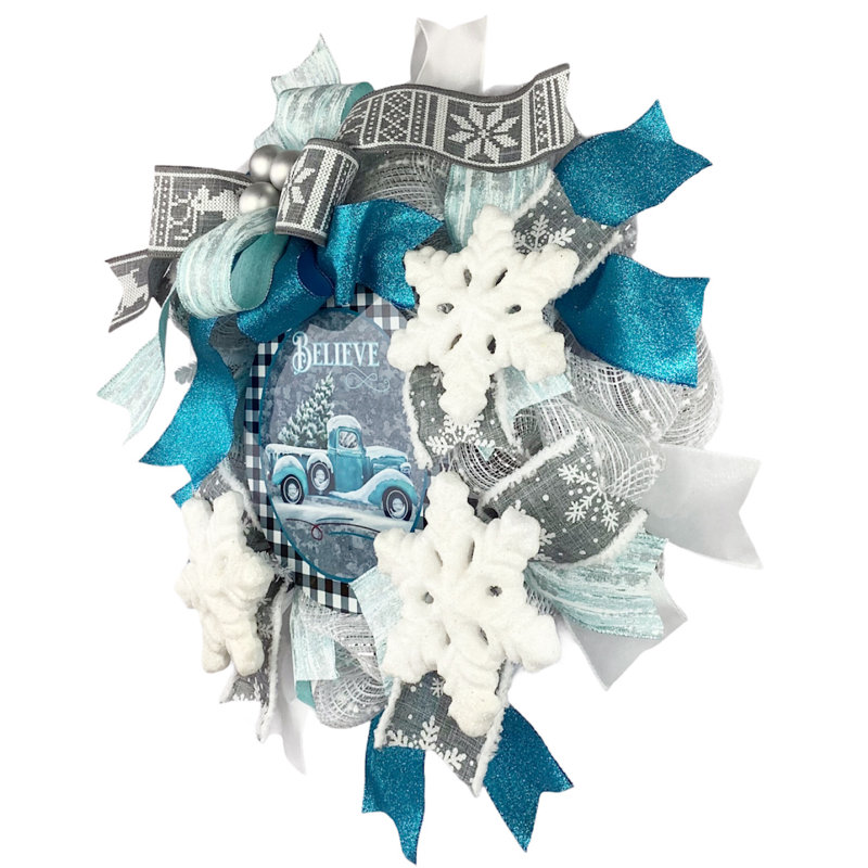 Couronne en maille 18 po Believe