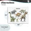 «Meet The Dinosaurs Canvas», conception par Christine Simpson Art-1458760275