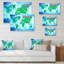 «World Map Blue Green Tone», reproduction sur toile-1156225952-1156226008