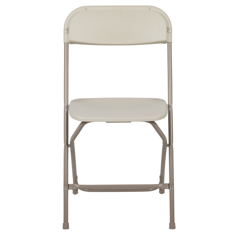 Premium Plastic Folding Chair, Beige