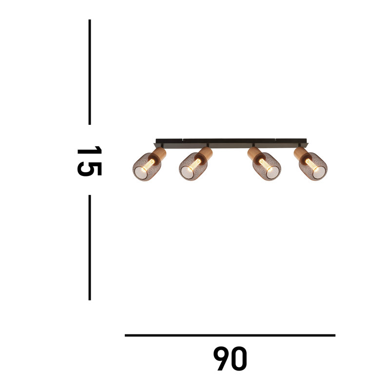 Jarette 80cm 4 -Light Track Kit