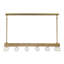 Etereo 14-Light Linear Chandelier in Spumante by Breegan Jane