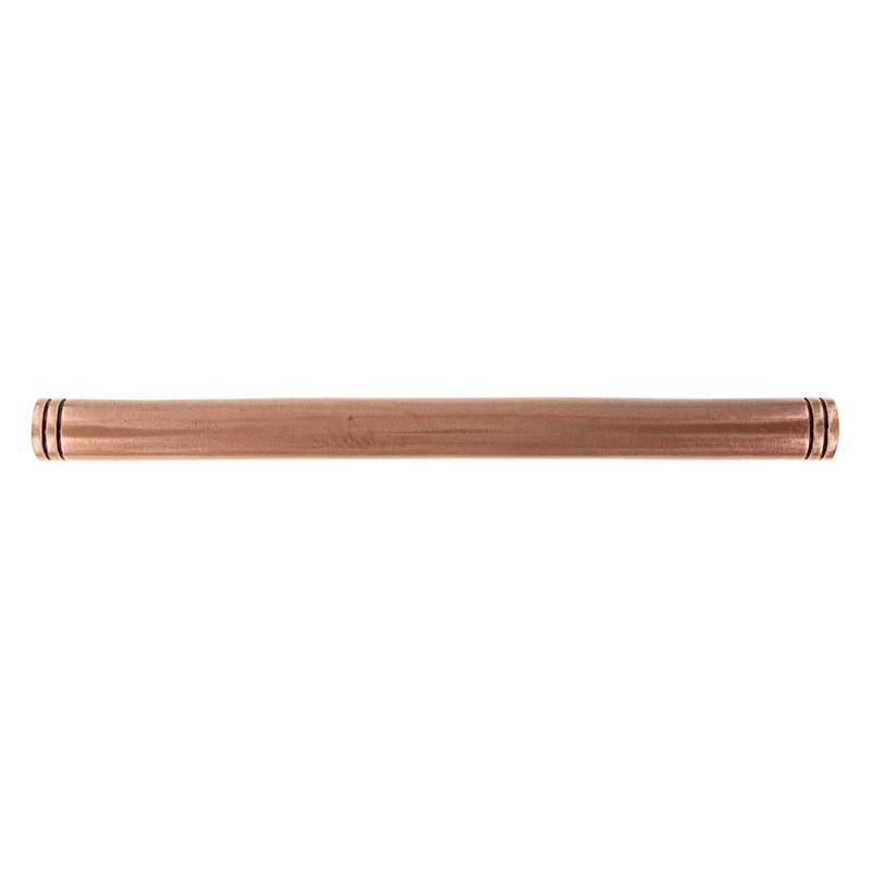 Archimedes Appliance Pull, Antique Copper, Black
