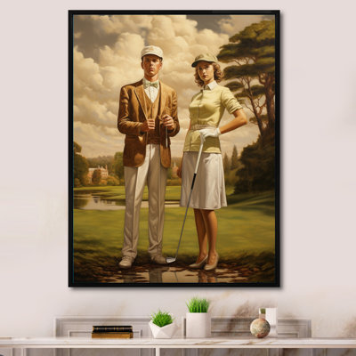 Ombra Vintage Timeless Golf - Golf Canvas Art